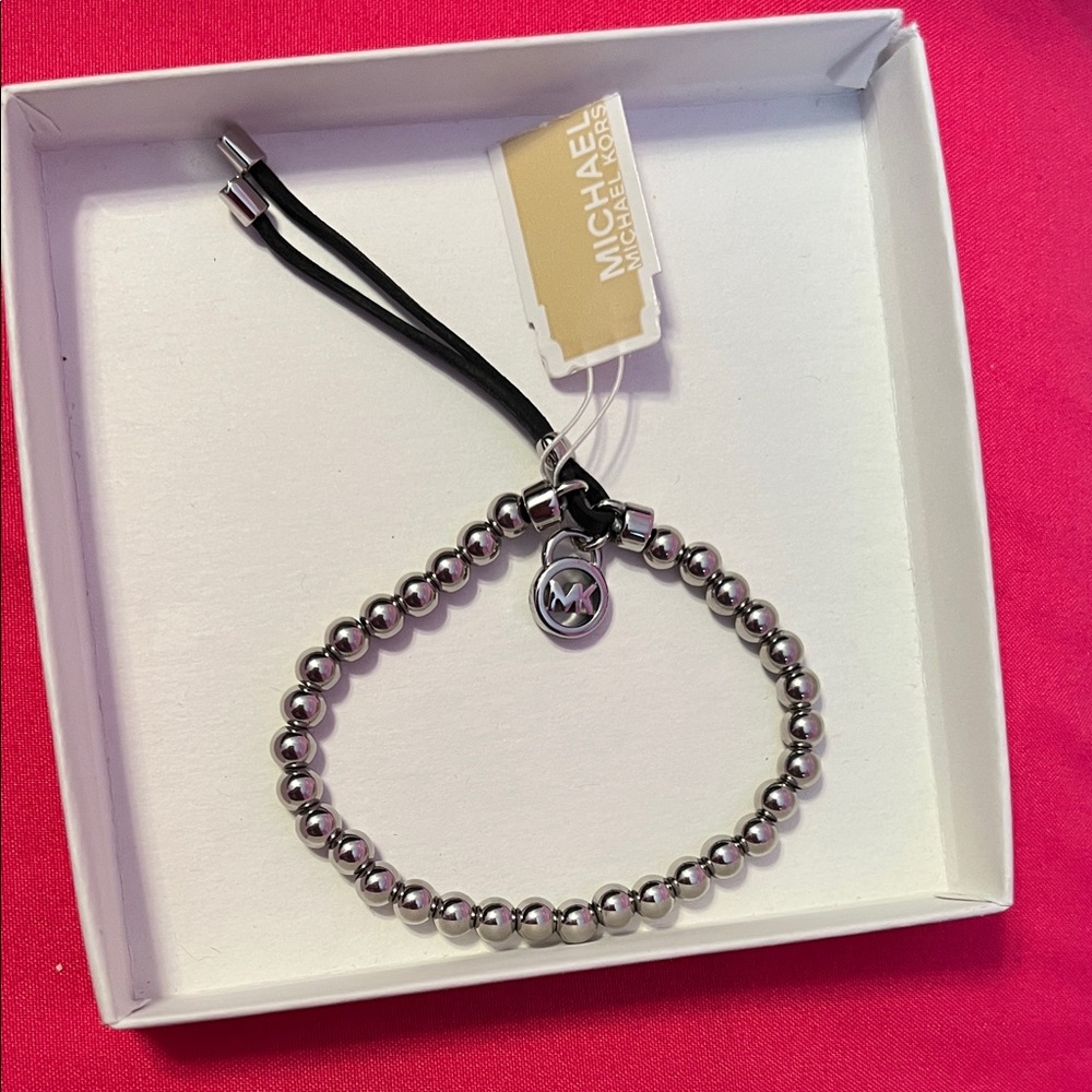 Michael Kors Metallic Beaded Bracelet